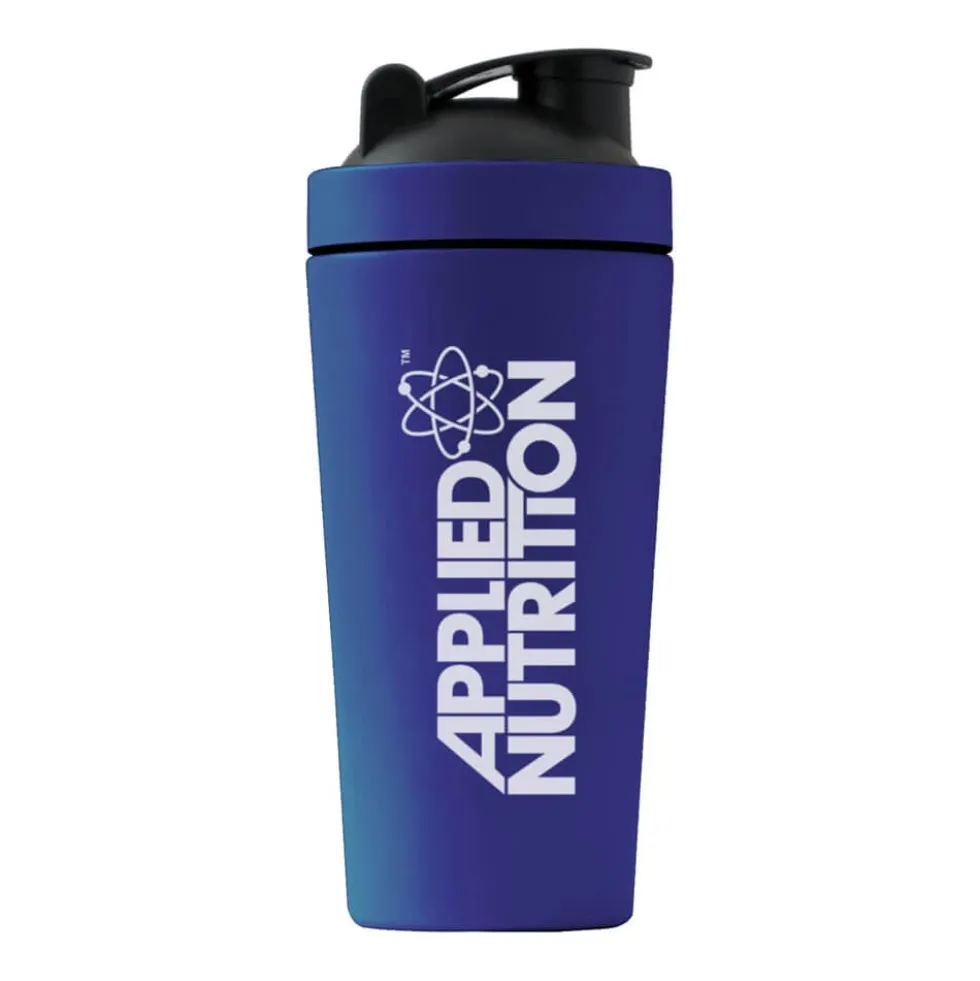 Applied Nutrition Stainless Steel Shaker, 750 ml (Blue)