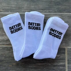 Better Bodies Crew Socks 3-pack, White