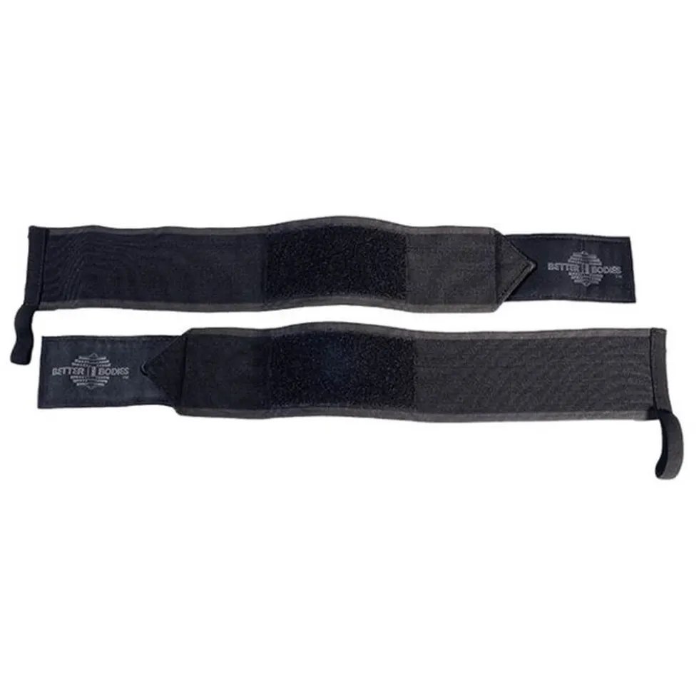 Better Bodies Heavy BB Wrist Wraps 18 inch, black