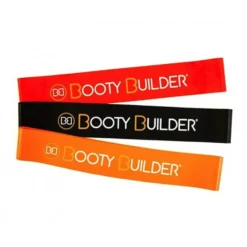 Booty Builder Mini Bands, Black, 3-pack