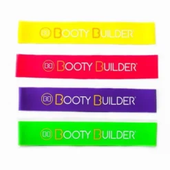 Booty Builder Mini Bands, Pink, 4-pack