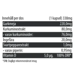 Fairing Curcumin+, 120 caps