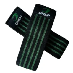 GASP Knee Wraps, Black/Green