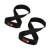 Gorilla Wear Gear Figure 8 Lifting Straps, black