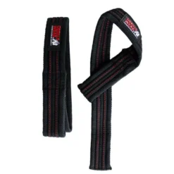 Gorilla Wear Gear Hardcore Lifting Straps, black/red