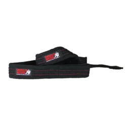 Gorilla Wear Gear Hardcore Lifting Straps, black/red