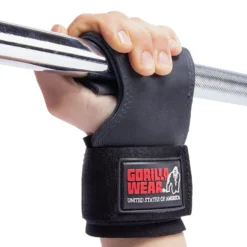 Gorilla Wear Gear Lifting Grips, black