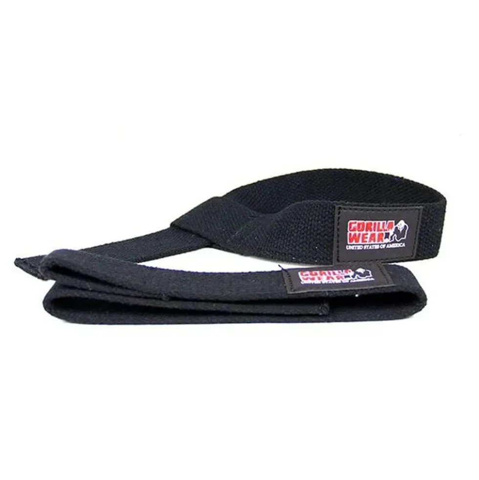 Gorilla Wear Gear Lifting Straps, black