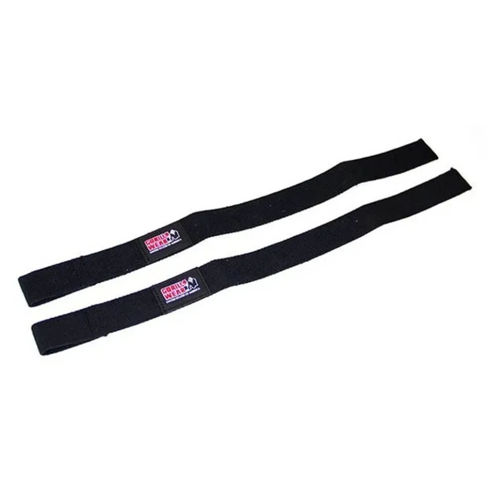 Gorilla Wear Gear Lifting Straps, black