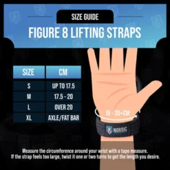 Nordic Training Gear Figure 8 Straps, svart