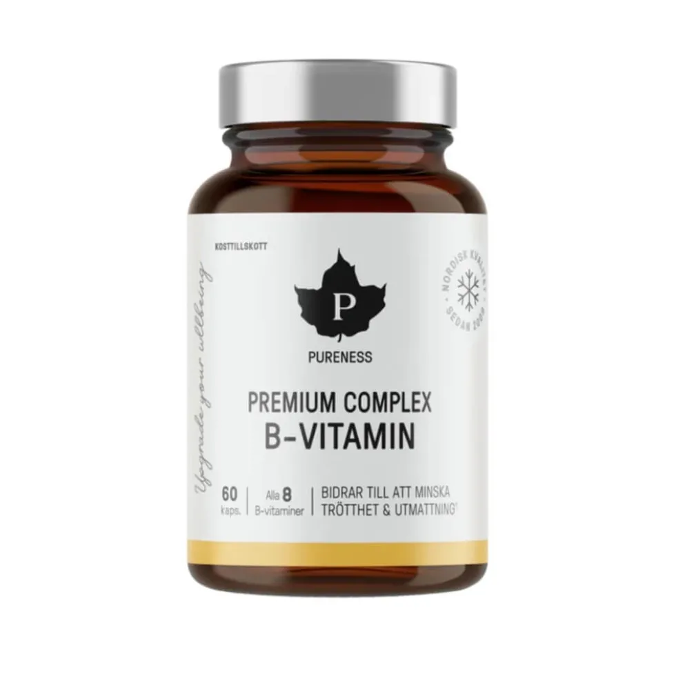 Pureness Premium Complex B-vitamin, 60 caps
