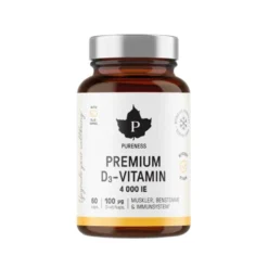 Pureness Premium D-vitamin 4000 IE, 60 caps