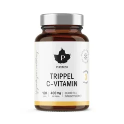 Pureness Trippel C-vitamin, 120 caps