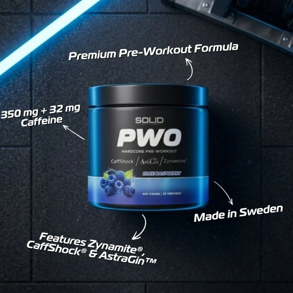 SOLID Nutrition BLACK LINE PWO, 400 g