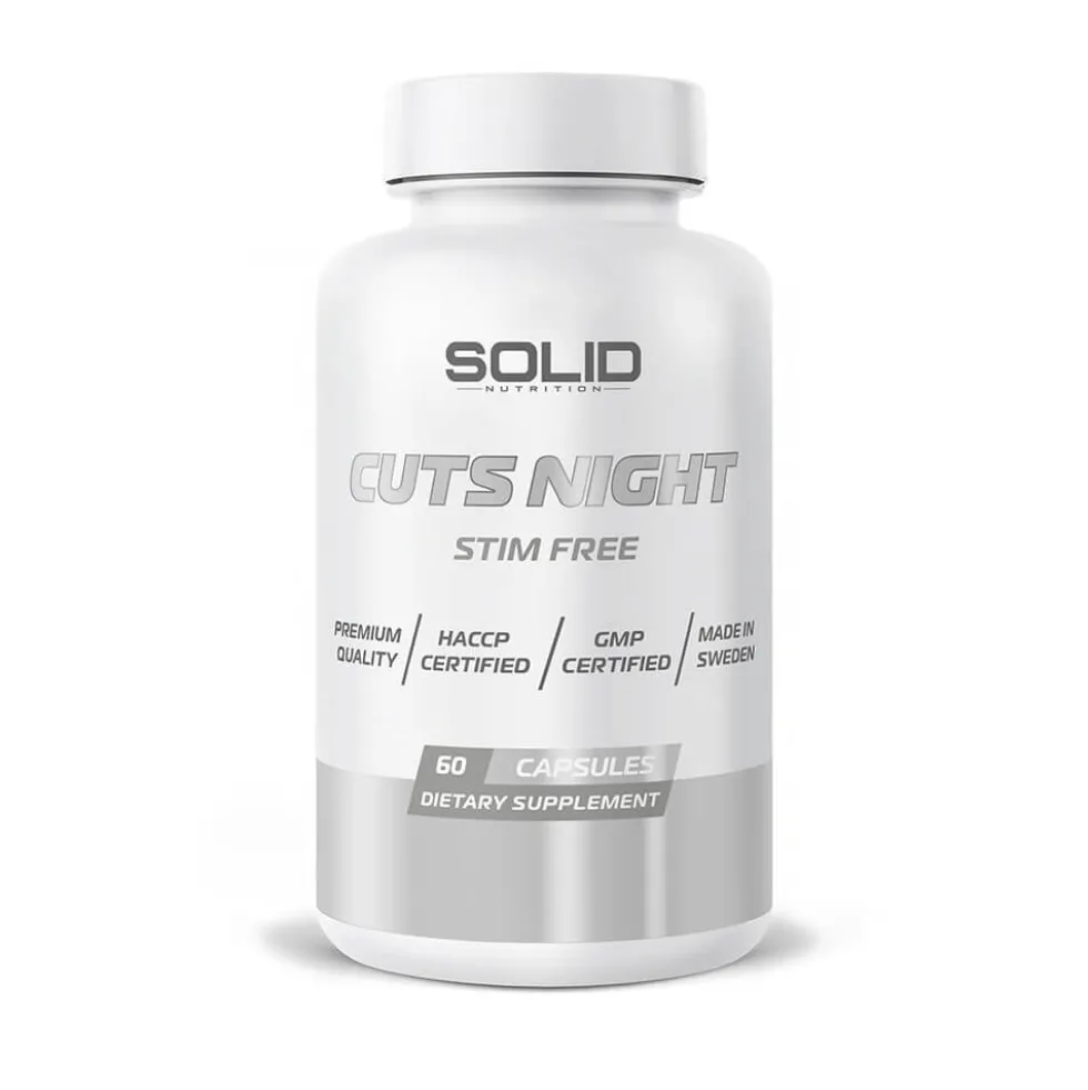 SOLID Nutrition Cuts Night, 60 caps