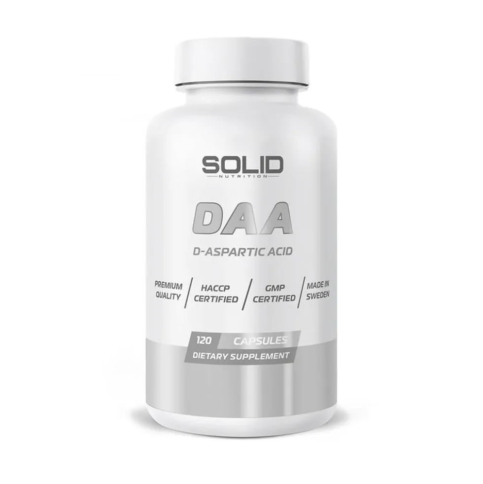SOLID Nutrition DAA, 120 caps