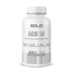 SOLID Nutrition MSM, 120 caps
