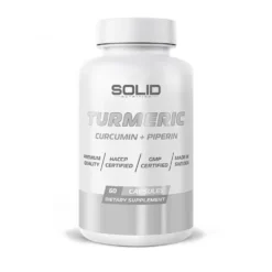 SOLID Nutrition Turmeric, 60 caps