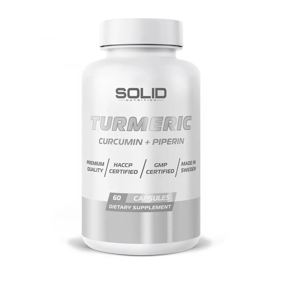SOLID Nutrition Turmeric, 60 caps