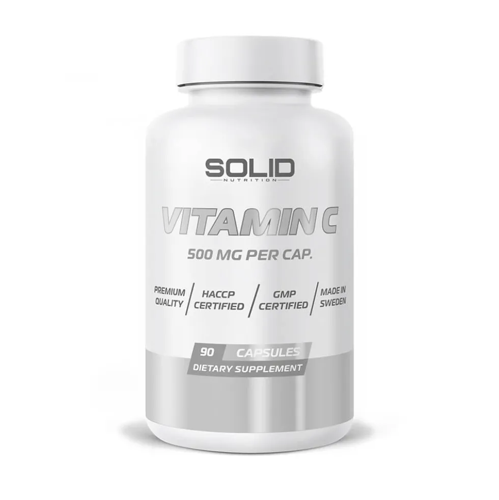 SOLID Nutrition Vitamin C, 90 caps