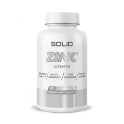 SOLID Nutrition Zinc, 90 caps