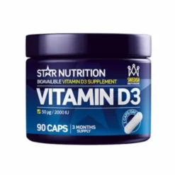 Star Nutrition Vitamin D3, 90 caps
