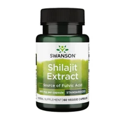 Swanson Shilajit Extract, 400 mg, 60 caps