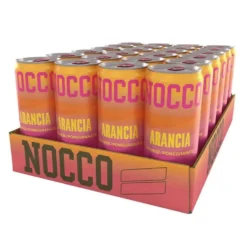 24 x NOCCO BCAA, 330 ml (Arancia)