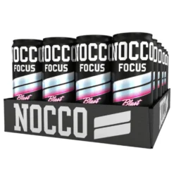 24 x NOCCO FOCUS, 330 ml (Raspberry Blast)