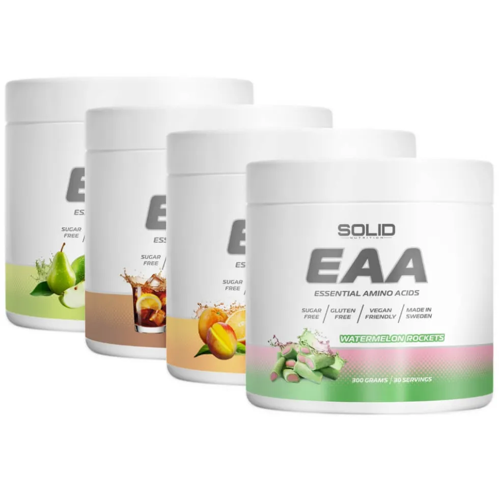 4 x SOLID Nutrition EAA, 300 g