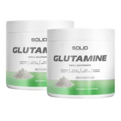 2 x SOLID Nutrition Glutamine, 300 g