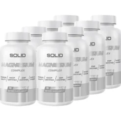8 x SOLID Nutrition Magnesium Complex, 90 caps