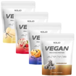 4 x SOLID Nutrition Vegan, 750 g