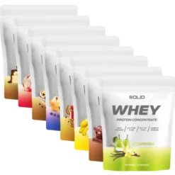 8 x SOLID Nutrition Whey, 750 g