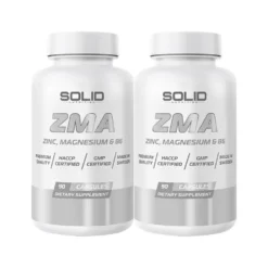 2 x SOLID Nutrition ZMA, 90 caps